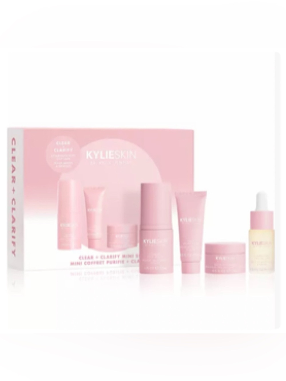 KYLIESKIN BY KYLIE JENNER CLEAR + CLARIFY 4 PIECE MINI SET